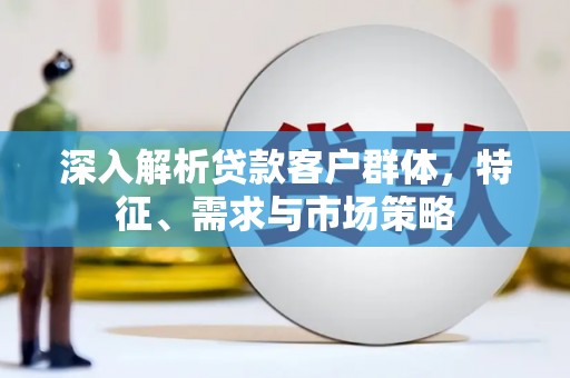 三芝深入解析贷款客户群体，特征、需求与市场策略