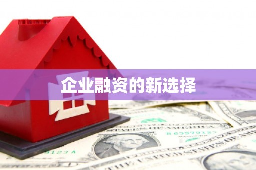 三芝企业融资的新选择