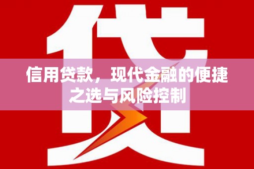 三芝信用贷款，现代金融的便捷之选与风险控制