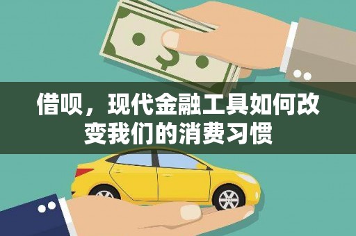 三芝借呗，现代金融工具如何改变我们的消费习惯