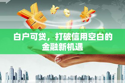三芝白户可贷，打破信用空白的金融新机遇