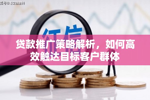 三芝贷款推广策略解析，如何高效触达目标客户群体