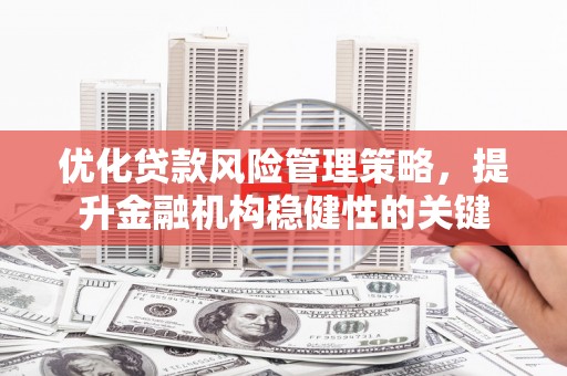三芝优化贷款风险管理策略，提升金融机构稳健性的关键