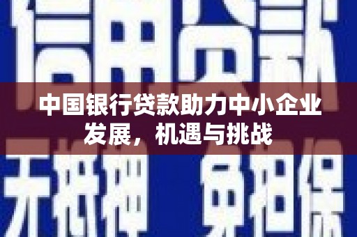 三芝中国银行贷款助力中小企业发展，机遇与挑战