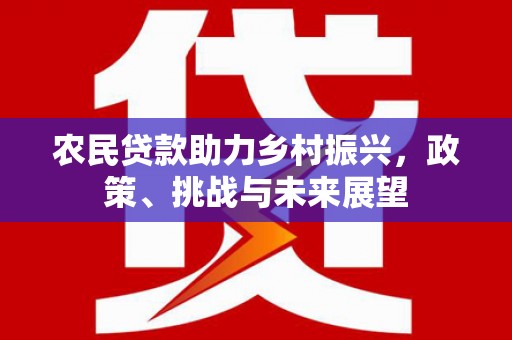 三芝农民贷款助力乡村振兴，政策、挑战与未来展望
