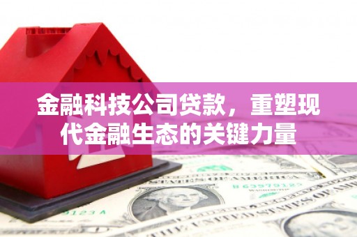 三芝金融科技公司贷款，重塑现代金融生态的关键力量