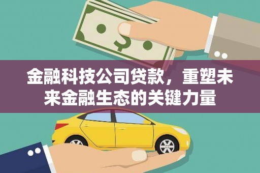 三芝金融科技公司贷款，重塑未来金融生态的关键力量