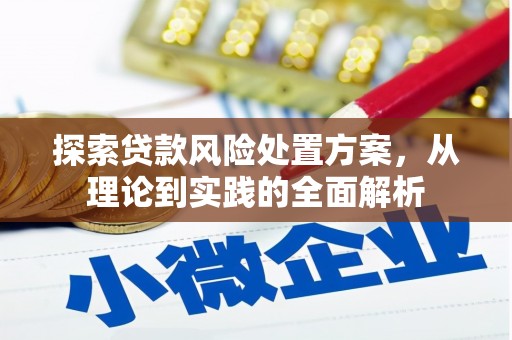 三芝探索贷款风险处置方案，从理论到实践的全面解析