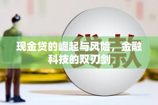 三芝现金贷的崛起与风险，金融科技的双刃剑