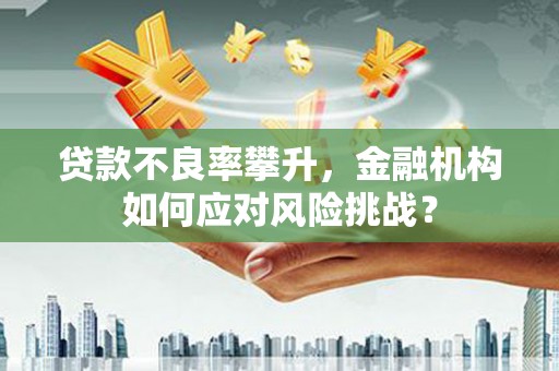 三芝贷款不良率攀升，金融机构如何应对风险挑战？