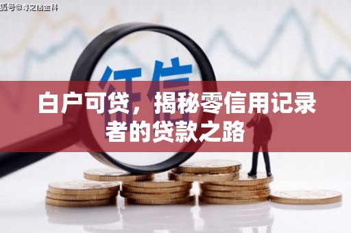三芝白户可贷，揭秘零信用记录者的贷款之路