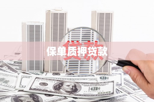 三芝保单质押贷款