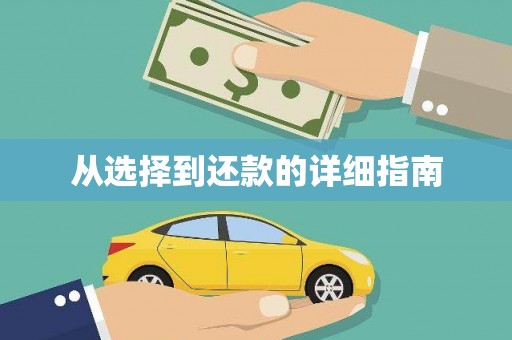 三芝从选择到还款的详细指南